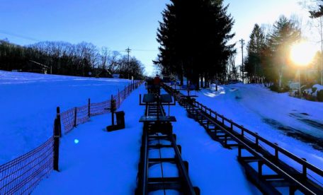 白樺湖ロイヤルヒルスキー場　エスカレーター